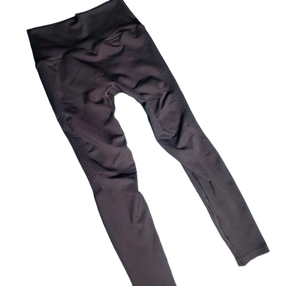 Alphalete Pants - Alphalete Halo Black Seamless High Rise Athletic Leggings M 8 10